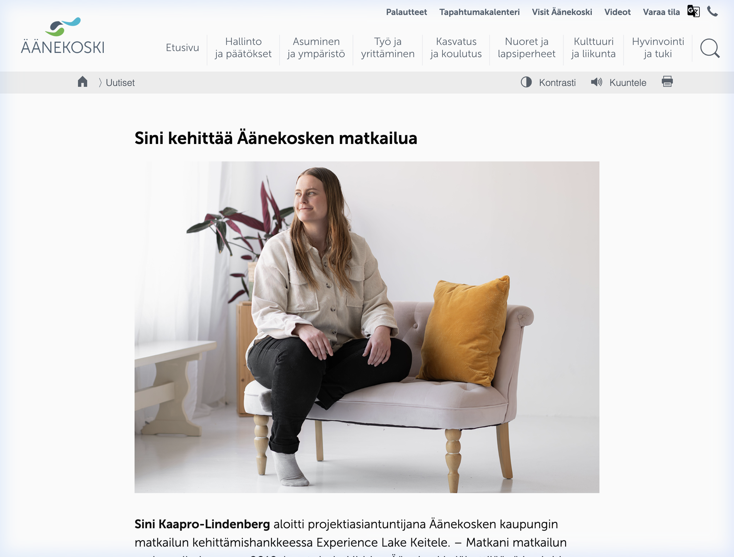 Sini Kaapro-Lindenberg — Experience Lake Keitele